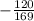 -\frac{120}{169}