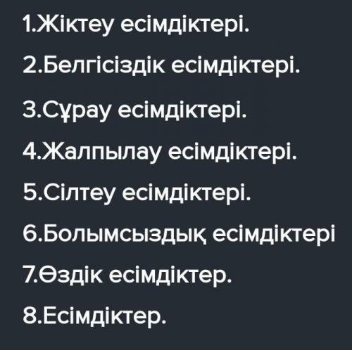 1-тапсырма. Ашық тест сұрақтарының тек жауабын ғана жазыңыз.зат1. Белгілі бір жақтық ұғыммен байланы