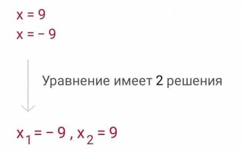 Решите уравнение:1) |х|= 9; 2) |х| = -1;3) |x| = 4,8.​