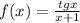 f(x) = \frac{tgx}{x + 1} \\