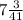 7 \frac{3}{41}