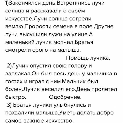 4. С плана и опорных слов составь текст, соблюдая последователь- ность в передаче содержания. План 1