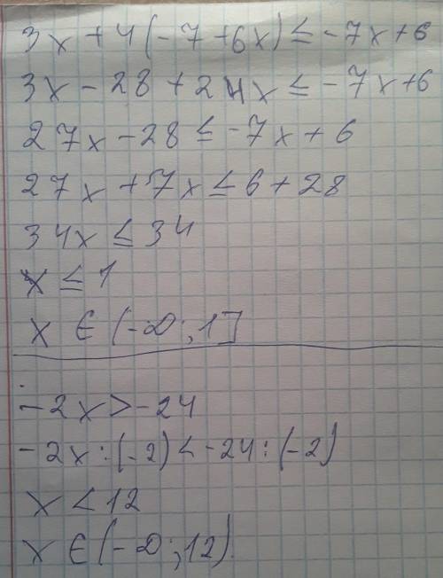 Решите неравенство: 6х + 3(-5 – 8х) > 2х + 5 * [-1;+∞) (-∞;-1) (-∞;-1] (-1;+∞) Решите неравенство