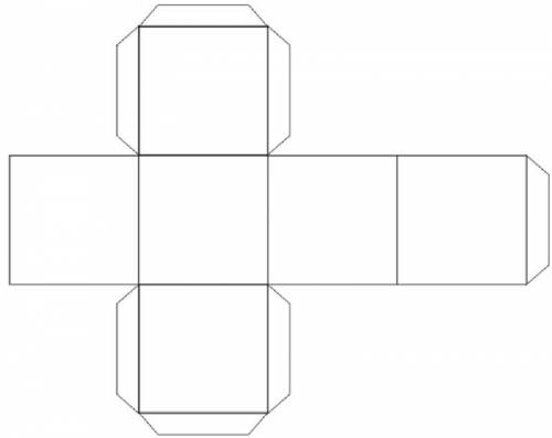 задание 4а)дизайнер изготовил коробочку для подарка в форме куба ему сделать выкройку. укрась коробо