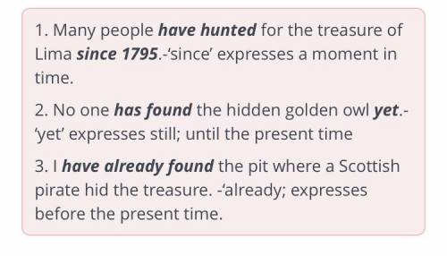 Many people have hunted for the treasure of Lima s 1795.No one has found the hidden golden owl y.I h