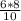 \frac{6*8}{10}