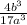 \frac{4b^{3} }{17a^{3} }