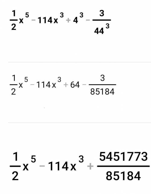 1/2м^5-1/4м^3+м^3-3/4м^3=?СКОЛЬКО БУДЕТ? ​