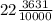 22 \frac{3631}{10000}