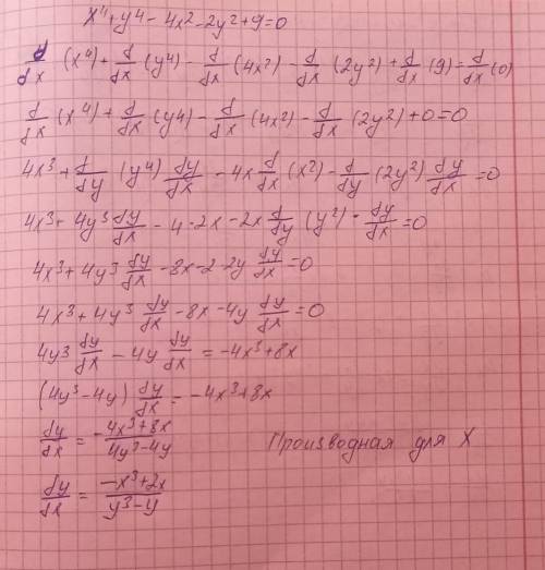 Доведіть, що не існує таких чисел х та у, для яких виконувалася б рівність x ⁴+ у⁴ — 4x² - 2у² + 9=0