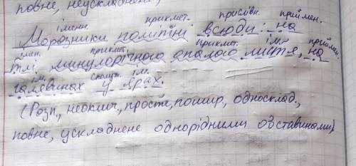 Зробіть синтаксичний розбір речення : Морозники помітні всюди: на тлі минулорічного опалого листя