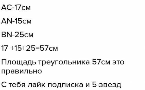 2. В треугольнике АВС сторона АС-13 см. Перпендикуляр CN, проведённый из вершины Ск стороне AB, дели