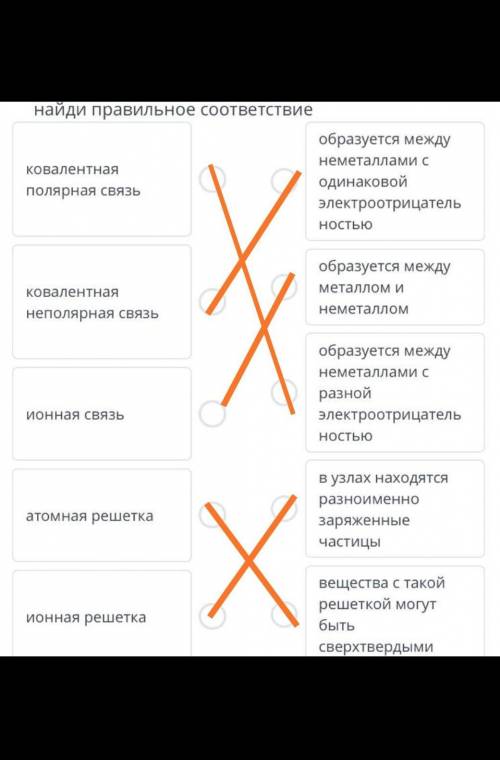 Найди правильное соответствие образуется между неметаллами С Ковалентная одинаковой олярная связь эл