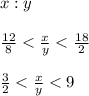 x:y \\ \\ \frac{12}{8}