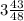 3\frac{43}{48}