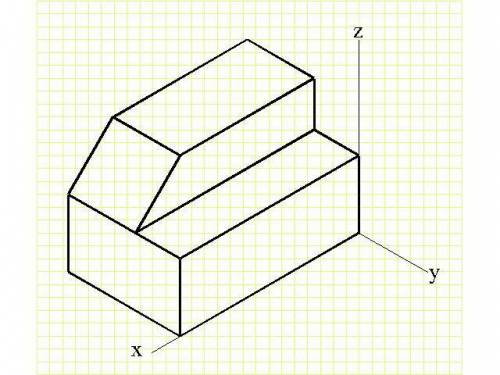 Нужно построить в изометрии ​