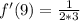 f'(9)=\frac{1}{2*3}