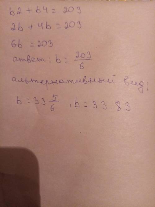 Знайдіть суму нескінченної геометричної прогресії, якщо b1+b3=20b2+b4=203​