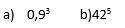 Запишите произведение в виде степени а) 0,9×0,9×0,9. b) 42×42×42×42×42​