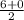 \frac{6+0}{2}