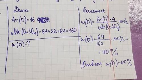 тому кто решит! Нужна с билетами: Задача Рассчитать массовую долю кислорода в сульфате меди ( II )