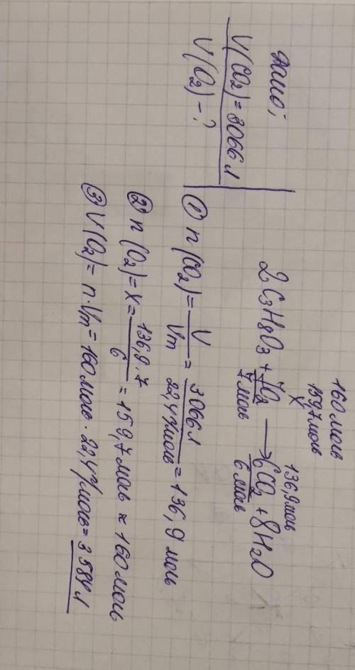 даю 25б.під хімічної реакції горіння гліцеролу утворилися 3066 літрів вуглекислого газу зазнач об'єм