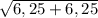 \sqrt{6,25 + 6,25}