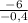 \frac{-6}{-0,4}