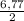 \frac{6,77}{2}