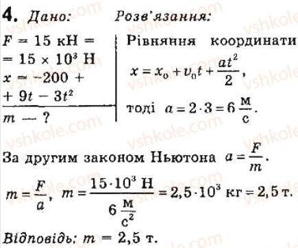 Унаслідок дії сили 15 кН тіло рухається прямолінійно так, що його координата змінюється за законом: