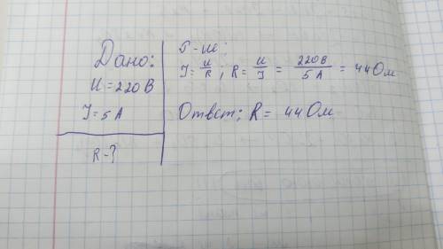 Чому дорівнює опір нагрівального елементу електрочайника, якщо напруга в електромережі 220 В і сила