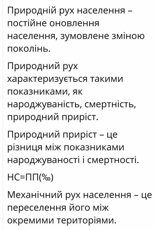 Конспект на тему зміна кількості населення​