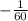 -\frac{1}{60}