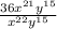 \frac{36x^{21}y^{15} }{x^{22} y^{15} }