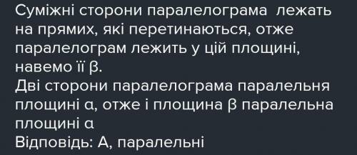 Відомо, що дві суміжні сторони трапеції паралельні площині альфа. Яке взаємне розташування площин тр