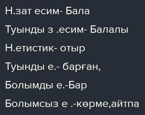 Tecy 2-тапсырма. Берілген сөздерді оқып туынды етістікті бір бөлек, негізгі етістікті бірболек көшір