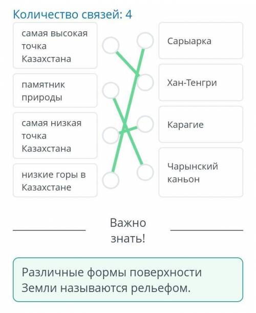 Каков рельеф нашей страны Беф нашейУстанови соответствие.БурокаКоличество связей: 4самая высокая точ