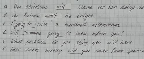 1 Complete the sentences from the text andexercise 3 on page 97. Then match a-f with rules​