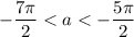 -\dfrac{7\pi }{2}