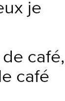 a) Tu prends un croissant ou de la salade ? - Non merci , b) Tu bois du thé ou du café ? - Non merci