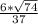 \frac{6*\sqrt{74} }{37}