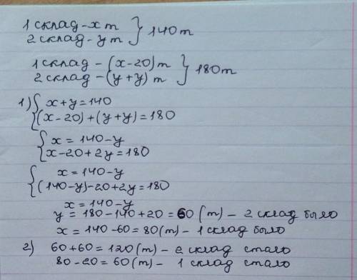 решить задачу составив систему уравнений.