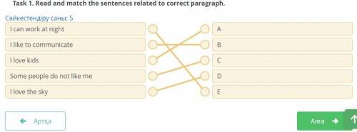 Task 1. Read and match the sentences related to correct paragraph​