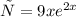 у= 9x {e}^{2x}