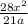 \frac{28x {}^{2} }{21a}