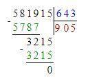 Решите примеры, записывая действия столбиком. 300 020 – 287 · (581 915 : 643) + 7 915не так _300 020