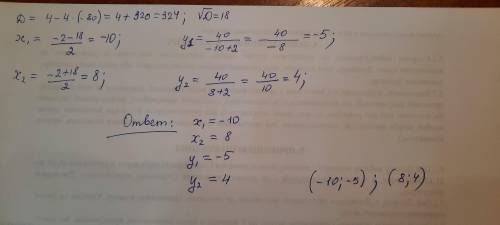 Решите систему ,очень нужно Log2x-log2y=1 y(x+2)=40