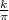 \frac{k}{\pi }