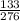 \frac{133}{276}