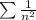 \sum\frac{1}{n^2}